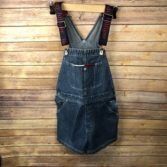 Tommy Hilfiger Pants - Vintage Tommy Hilfiger Logo Strap Overalls